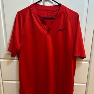 Nike Men's Vivid Red Polo Shirt